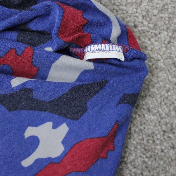 Puma Polo Shirt Mens Medium Pink/Blue Camo Reverse Print Golf S/S Pullover - Picture 10 of 14